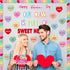 Valentine's Day Heart Paper Cutouts Bulk with Borders: Classroom Decorations for Craft Projects, School Party Decor