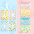 Flower Design Expanding File Folders, 8 Pocket, 4 Pack, A4 Letter Size, Durable Poly Material, 12.8 x 9.3 Inches