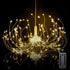 HEAGEERO Starburst Light, Battery Chandelier 180 LED, 8 Mode Firework Lights, Outdoor Ceiling