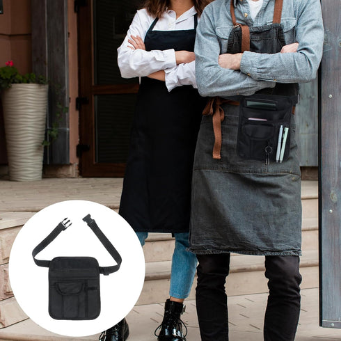 QfwdfcTrenz Pack Utility Belt Server Apron Waitress Server Apron with Multiple Pockets Servers Aprons Waist Pouch