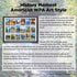 National Park Posters Series B, National Park Postcards Collection, 4" x 6", 100% Recycled Paper Postcards