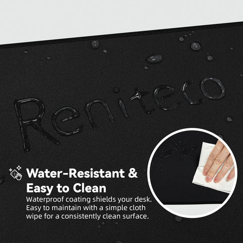 Waterproof Large Gaming Mouse Pad - Durable Non-Slip Rubber Base Desk Pad for Home Office Gaming Work