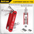 HURRICANE 6 in 1 Folding Nut Driver Set, Premium Portable Aluminum Handle, SAE Hex Nut Driver