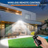 6500K IP65 3-Head LED Security Lights Motion Sensor Outdoor Lights, Daylight, Waterproof, Dusk to Dawn, Motion Detected