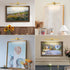 15.7 inch Dimmable Brass Battery Operated Picture Light with Remote,Wireless Gallery Lights Brass Rechargeable Display