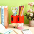 Pencil Shaped Pen Holder, Funny Pencil Dispenser, Pencil Storage Organizer for School, Classroom, Office Desk Gift