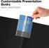 Dunwell 9x12 Presentation Book (Black), 24-Pocket Folder with Plastic Sleeves for 9 x 12 or A4 Documents