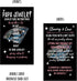 Jewelry Cleaning and Care Cards for Papa, Package of 50, Bling Luminous Silver Diamond Jewelry Care Instructions