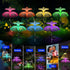 3 Pack 7 Weepong Solar Garden Lights New Upgraded Solar Lights Outdoor Waterproof Color Changing Double Jellyfish