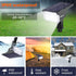 IP65 40 On/Off,3 2 Pack LEREKAM Solar Spot Lights, Waterproof LEDs Landscape Spotlights,USB & Solar Powered Wall Lights