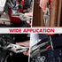 3-Piece Set 6.5" 7" 10" Arrow Locking Pliers - Long Nose and & Curved Jaw Locking Pliers, CR-MO Steel Construction