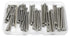 iexcell 50 Pcs M4 x 40/45/50/55/60mm Stainless Steel 304 Hex Socket Head Cap Screws Bolts Assortment Kit