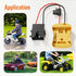 20V Battery Adapter for Dewalt Power Wheel with Wire Harness Connector, 12 AWG Compatible with Fisher-Price