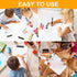 Dry Erase Clipboard 8 Pack - Hardboard Clip Board 8.5x11 for Classroom, Double-Sided White Board, Office & School Supply