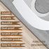 Melamine Edge Banding, 2 inch x 25ft White Pre-glued Cabinet Edge Banding for Plywood Furniture