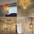 6W Bulb Light(3000K) Dimmable 15ft Plug in Pendant Light with LED Warm Switch Cute Rattan Hanging Lamp Cord Hand Woven