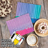The Best Card Company - 10 Colorful Blank Note Cards with Envelopes, All Occasion Boxed Stationery, 4 x 5.12 Inch.
