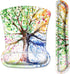 Ergonomic Mouse Pad with Wrist Rest Support and Keyboard Pad, iDonzon Cute Non-Slip Rubber Base