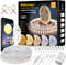 Wefomey White LED Strip Lights, 100ft Dimmable Bright 24V Led Tape Light with
