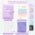 Axolotl 100 Envelopes Money Saving Challenge Binder, A5 Savings Budget Challenges Binders with Cash Envelopes, 100 Days Envelope Saving Binder Book, Budget Planner (Matt Purple) by Axolotl