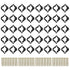 ViaGasaFamido 40Pcs 86mm Wall Mount Switch Box Repair Tool, Junction Box Repairer