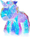 Aladdinas LED Unicorn Night Light, Holographic Iridescent Design, Nursery Decor Display Box with