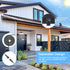 360 Dimmable 16.4ft IP65 Solar Pendant Lights Outdoor, Solar Shed Light with Adjustable Panel, Lighting with Remote