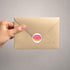 Stylish Donut Stickers, 500 Labels Roll, 1.5" Adorable Food Party Envelope Seals, Made in The USA