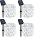 Solar String Lights Outdoor Waterproof 4 Pack Total 132ft 400LED 8 Modes