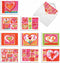 The Best Card Company 10 Assorted Mother's Day Notecards Bulk Box Set, 4 x 5.12 Inch, 10 Designs with Envelopes