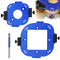 SUNJOYCO 2 PCS Router Corner Radius Templates, Aluminum Alloy Radius Jig Router