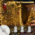LitHome 10 10FT 200 8 x Gazebo Net Lights Outdoor, LED Gazebo Lighting Waterproof, Modes Connectable Christmas Net