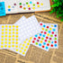 Kenkio 8270 Count Colorful Star Stickers Self-Adhesive Labels, Stars Stickers