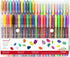 Kunyida Glitter,1.0 mm Tip,48 Gel pens for Adult Coloring Book with Case,Including Metallic, Pastel, Neon, Fine Point