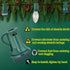 CZJIAWO 10pcs C7 Plugs,C7/E12 Bulb 10) Light Socket Safety Cap Light Socket Cover,Cap for String Lights (Green