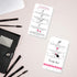 Press-On Nail Application Instructions Cards, 50 Pack, 2x3.5" Business Card Size for DIY Nail Kit