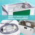 Ultrasonic Cleaner Baskets, Stainless Steel Parts Cleaner Jewelry Steam Cleaner Basket with Lock and Hook (3 Pieces)