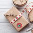Patterned Holiday Trees Christmas Stickers - 500 Christmas Labels with 8 Alternating Floral Holiday Tree Designs (1.5"