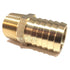 1" Hose ID to 3/4" Male NPT MNPT Straight Brass Fitting - Fuel/AIR/Water/Oil/Gas/WOG (Qty 1)
