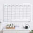 WallDeca Monthly Dry Erase Wall Calendar Planner 24 x 36 Inch, Wipe Off Erasable Calendar for Classroom, Office, Home