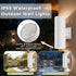 12'' 23W 3000K IP65 2 Pack Outdoor Wall Lights, Up and Down LED Cylinder Exterior Lighting Fixtures, Waterproof Wall