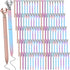 Sherr 100 Pack Big Crystal Diamond Pens: Cute Ballpoint Pens, Retractable Ballpoint with Rhinestones, Crystal Bling Gem