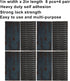 Dual Lock Fastener 1in x 2in 8pcs, Reclosable Interlocking Tape Heavy Duty EZ Pass Holder, Adhesive Hook Lock Sticky Back Mushroom Mounting Tape Black Color for Indoor and Outdoor by Hasaky