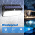 368 3 Peasur LED Solar Lights Outdoor Motion Sensor, Fence Light with Lighting Modes, Solar Powered Security Lights