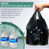 11''x6''x21'' 100PCS YoYoRain Black Thank you T shirt bag, Grocery shopping bag Reusable and Disposable Supermarket Bag