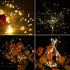 150 8 (2 Pack 300LED) SUNNEST Solar Lights Outdoor, LED Firework Light with Modes Solar Garden Light for Yard Outside