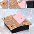 Rhinestone Self Stick Note Pad Holders, 4 x 4 Inches, Memo Note Holder Dispenser, Sticky Notes for Office Home