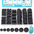 Rubber Grommet Kit Closed Firewall Grommet 7 Sizes 7/25" 3/8" 1/2" 5/8"