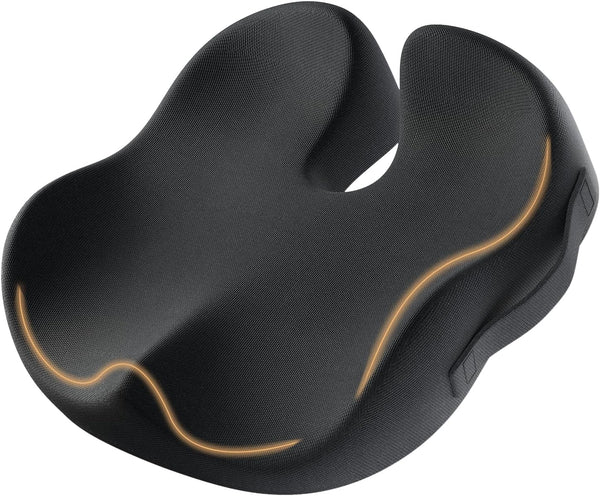 ProtoArc Seat Cushion, Office Chair Cushion for Sciatica, Coccyx Cushion, Ergonomic Memory