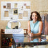 ReliThick 50 Pcs Slatwall Sign Holder PVC Wall Mount Sign Holders Flush Signage Card Grip for Slatwall Panels